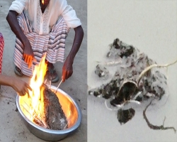 যে বিলের মাটি আগুনে জ্বলে